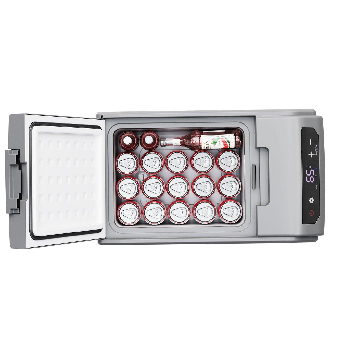 LHRIVER LHRIVER 12V 19QT(18L) Car Refrigerator, Portable Electric Cooler RV Fridge DC/AC, -4℉~68℉, Mini Fridge for Camping, Travel, Truck, Home, Fishing, RV