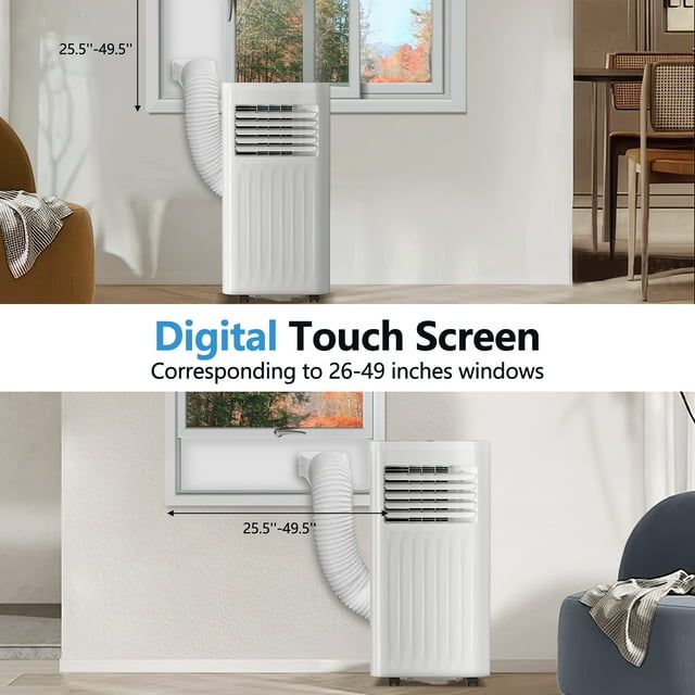 Havato Portable Air Conditioner, 10000BTU(ASHRAE) Cools 300Sq.ft w/Remote, Dehumidifier & Fan