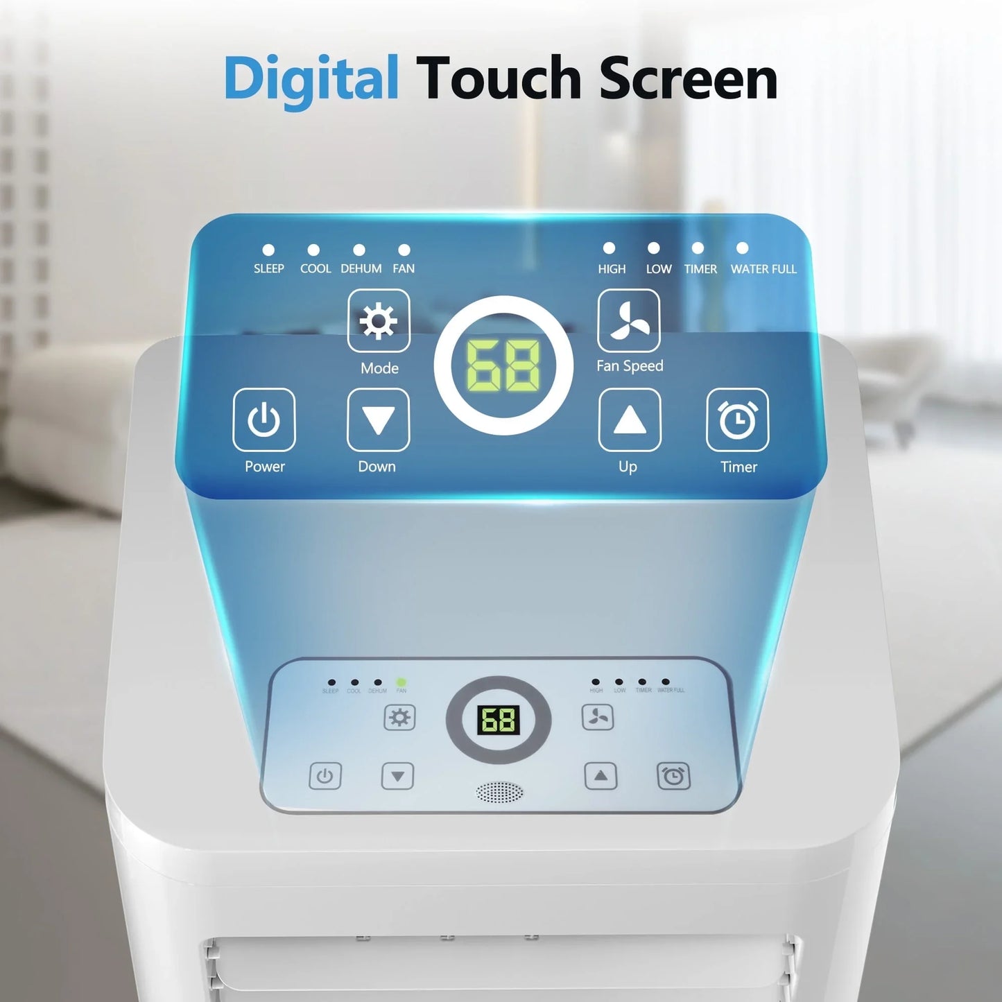 Havato 6000BTU (10000 ASHRAE) Portable Air Conditioner, Covers up to 250 Sq. Ft.,3 in 1 AC with 24-Hour Timer