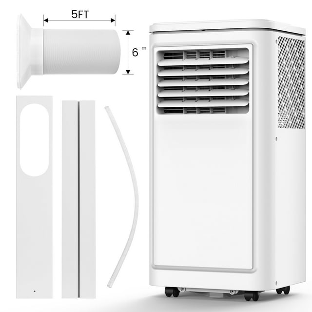 Havato Portable Air Conditioner, 5000BTU (8000BTU ASHRAE) Cools 200Sq.ft w/Remote, Dehumidifier & Fan