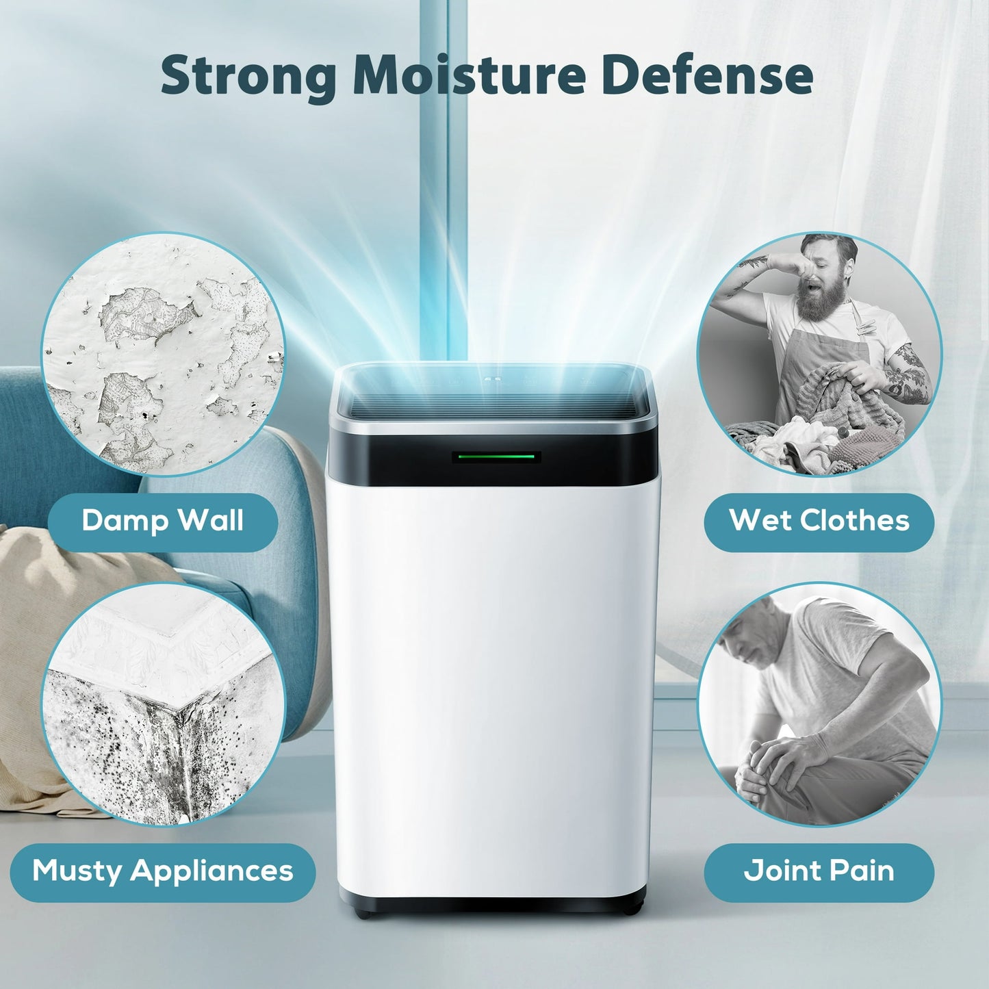 LHRIVER 45 pt 3000 ft Dehumidifiers