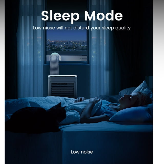 Havato Portable Air Conditioner, 5000BTU (8000BTU ASHRAE) Cools 200Sq.ft w/Remote, Dehumidifier & Fan