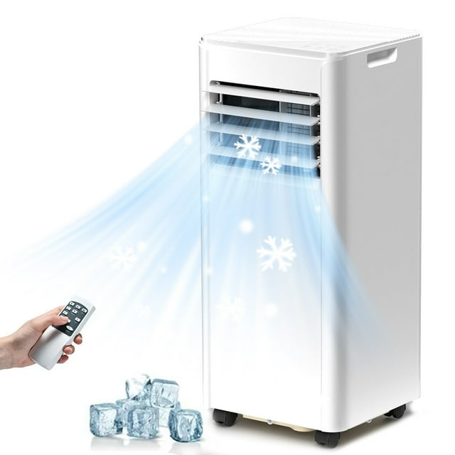 Havato 8,000 BTU Portable Air Conditioners, 4-in-1 Portable AC Unit Up to 350 Sq.Ft, 4 Modes Quiet Air Conditioner with Remote Control, Cool, Fan, Dehumidifier,24H Timer,Bedroom, Office, Apartments