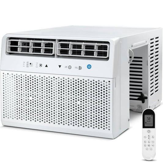 Havato U-Shape Window Air Conditioner 12000 BTU Ashrae 115 Volt with Remote Control, 6 Modes and 3 Fan Modes, 24 Hour Timer, 550 Sq.Ft