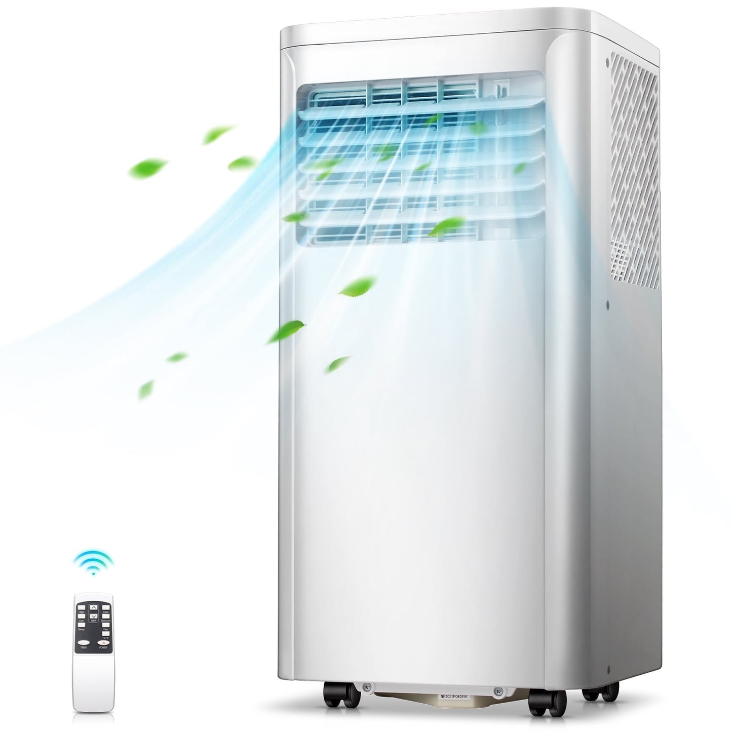 Havato Portable Air Conditioner, 5000BTU(8000BTU ASHRAE), with Remote Control, Refrigeration, Dehumidification and Fan