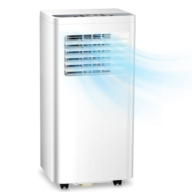 LHRIVER Portable Air Conditioner 5000BTU (8000 BTU ASHRAE), 250 Sq. Ft 3 in 1 AC with 24-Hour Timer