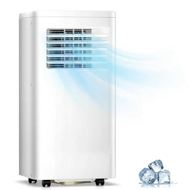 LHRIVER Portable Air Conditioner 5000BTU (8000 BTU ASHRAE), AC, Cools 250 Sq.Ft, 24H Timer, Quiet Operation, 2 Fan Speed for Bedroom Office Home
