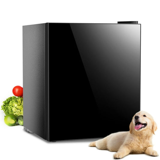 LHRIVER Upright Freezer, Energy Saving 1.1 Cu.ft Single Door Compact Upright Freezer with Reversible Door(Black)