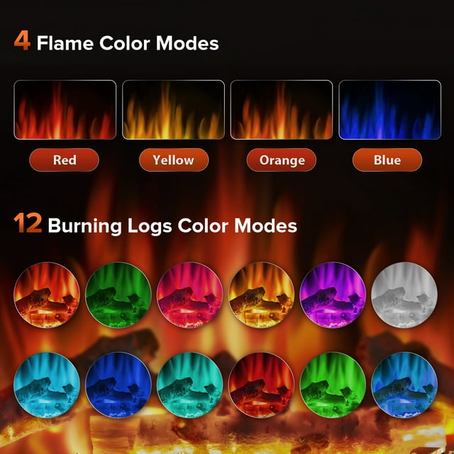 LHRIVER Free Standing Fireplace, Remote Control, 60'', Electric Fireplace Mantel, Adjustable Real 3D Flame Brightness(Pecan)