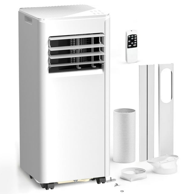 Havato 8,000 BTU Portable Air Conditioners, 4-in-1 Portable AC Unit Up to 350 Sq.Ft, 4 Modes Quiet Air Conditioner with Remote Control, Cool, Fan, Dehumidifier,24H Timer,Bedroom, Office, Apartments
