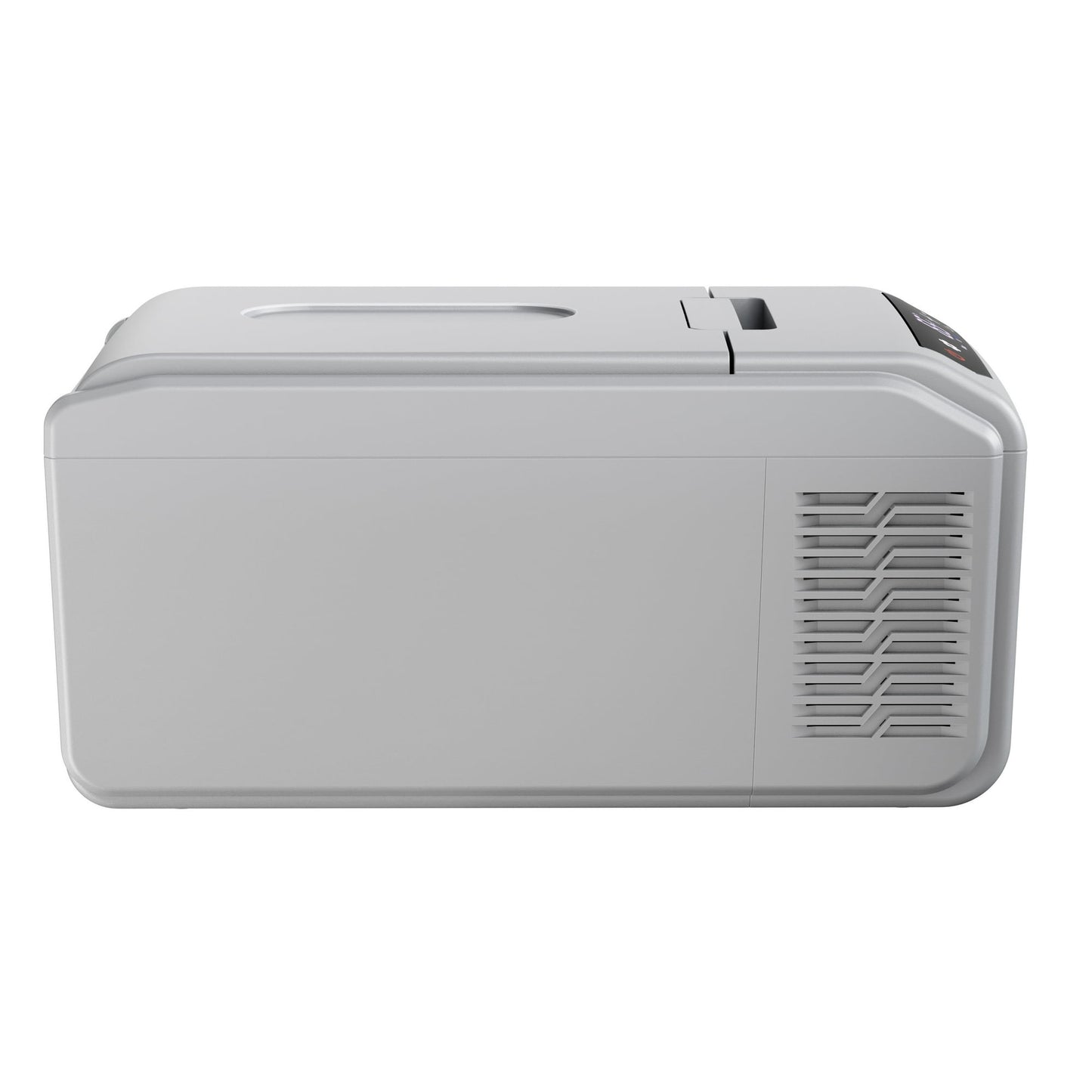 LHRIVER 16QT(15L) Portable Car Refrigerator -68°F~68°F, 12V/24V DC + 100-240V AC Smart Freezer/Cooler Car Fridge w/LCD Panel & Battery Protect for RV