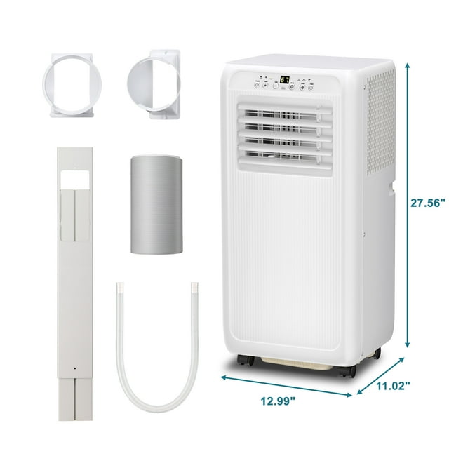 Havato 6000BTU(10000BTU ASHERE) Portable Air Conditioner, Cools 350Sq.ft, 3-in-1 w/Remote, Dehumidifier
