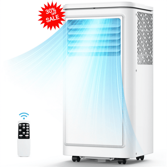 Havato Portable Air Conditioner, 5000BTU (8000BTU ASHRAE) Cools 200Sq.ft w/Remote, Dehumidifier & Fan