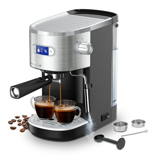 Havato Semi-Automatic Espresso Machines 20Bar fast heating w/Milk Frother Steam Wand, Compatible with nespresso pods, Black